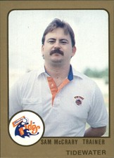1988 Tidewater Tides ProCards #1580 Sam McCrary Trainer Baseball Card