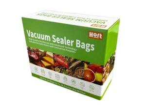 Vacuum Sealer Bags 11.5*19.5 Inches Black & Clear 500 Bags - Picture 1 of 5