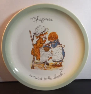 Vintage Holly Hobbie Teller Collectors Edition "Glück soll geteilt werden" - Bild 1 von 2