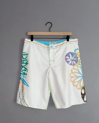 ROXY Women's 11 Sand Dollar Embellished Bermuda White Board Shorts - Image 1 of 4