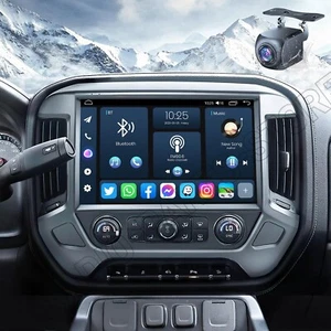 For 2014-2018 Chevrolet Silverado GMC Sierra Carplay Car Stereo Radio GPS NAVI - Picture 1 of 23