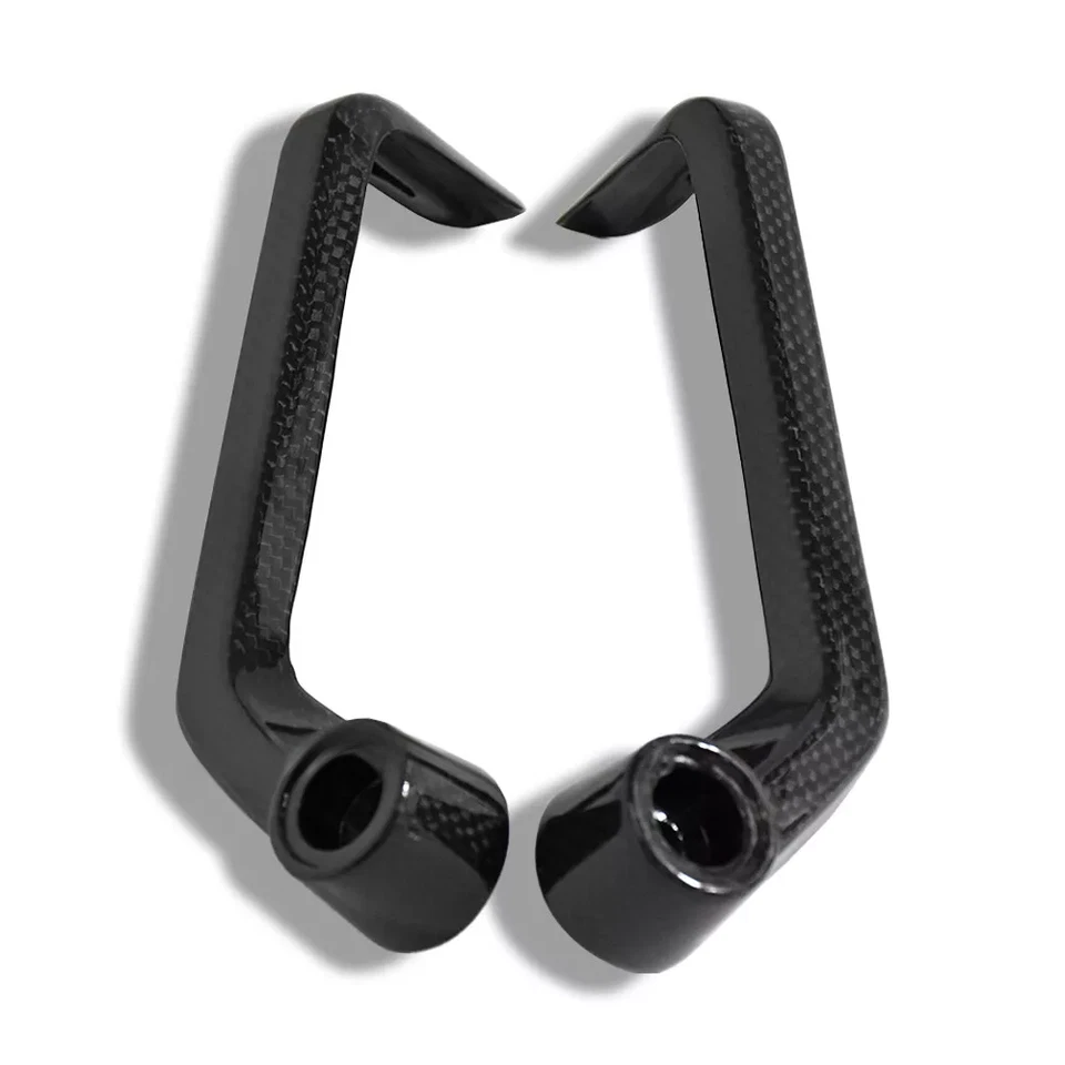 For Aprilia RSV4 Carbon Fiber Brake Clutch Lever Guard Protector Plain Glossy 22 - Image 1 of 4