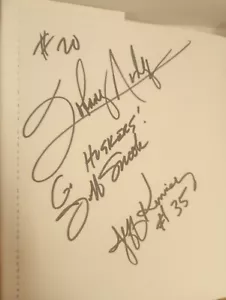 What It Means to Be a Husker Three Signatures/Autografiado Johnny Rodgers Heisman - Imagen 1 de 5