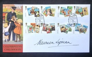 GB Buckingham 2017 Ladybird Books First Day Cover SIGNED by MAUREEN LIPMAN - Picture 1 of 2
