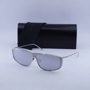 Neu Saint Laurent SL605 LUNA 003 Sonnenbrille silber/silber verspiegelt 99-1-145 - Bild 1 von 6