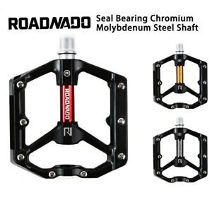 ROADNADO Road Bike Pedal CNC Aluminum Bearing Pedals Non-slip Ultralight for MTB