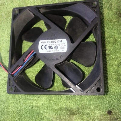DELTA ELECTRONICS DESKTOP COMPUTER COOLING CASE FAN 90MM DSB0912M 3PIN 12V - Image 1 of 2