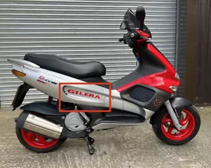 Gilera Runner SP50-125-172-180 x2 RED GILERA STICKER 1998-2005 Decal Sticker - Picture 1 of 7