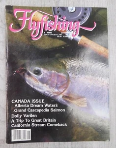 Flyfishing Canada 1987 JUN Vol. 10 No. 2 Fish Reel Hunting Fly Vintage Magazine - Picture 1 of 4