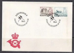 Danimarca Scott 735-6 FDC - Emissione Cooperazione Nordica - Foto 1 di 1