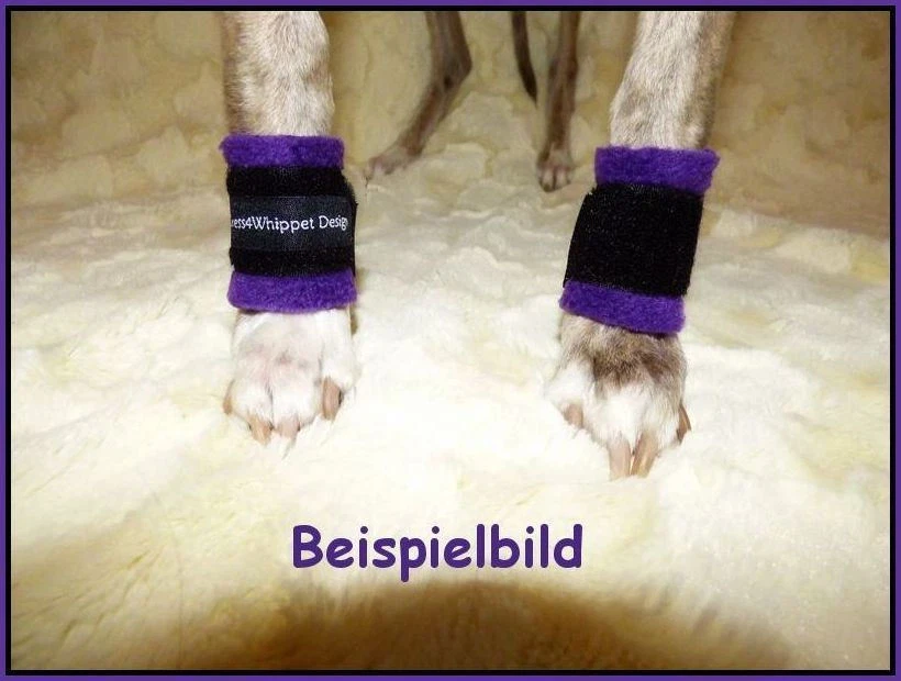 Wolfskrallen Bandagen Gamaschen Krallenschutz Whippet Windhund - Bild 1 von 1
