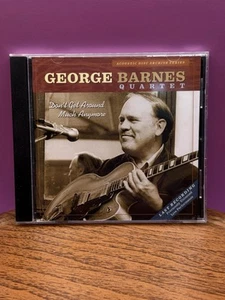George Barnes Quartet - Don't Get Around Much Anymore - CD - EX/EX - Picture 1 of 3
