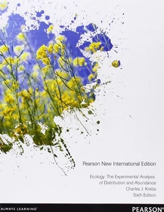 Ecology: The Experimental Analysis of Distribution and Abundance 6E by Krebs - Imagen 1 de 1