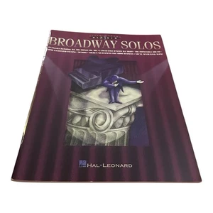 NEW NOS Broadway Solos Hal Leonard 1995 Piano Sheet Music Book VTG - Picture 1 of 8