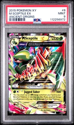 2015 Pokemon Xy Ancient Origins M Sceptile EX #8 Ancient Origins PSA 9 - Image 1 of 2