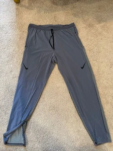 Nike Racing AeroSwift Dri-Fit ADV Running Track Pants Joggers Size L Grey - Picture 1 of 9