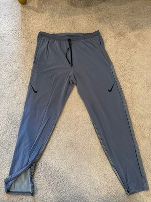 Nike Racing AeroSwift Dri-Fit ADV Running Track Pants Joggers Size L Grey - Image 1 of 4
