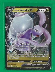 Pokémon TCG SWSH Lost Origin Hisuian Goodra V #135/196 Ultra Rare - Picture 1 of 2