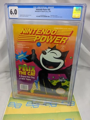 Nintendo Power No40 CGC-класс 6.0 [сентябрь 1992] 1 из 30 по переписи; КОТ ФЕЛИКС - Изображение 1 из 4