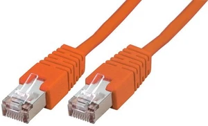 PRO SIGNAL - Kabel Patch Ethernet RJ45 ke RJ45 Cat5e S/FTP 0.2m Oren - Picture 1 of 1