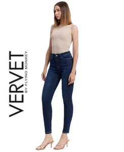 Vervet by Flying Monkey Dark Wash Skinny Ankle Jeans – Size 28 - Picture 1 of 9