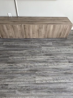 New ikea besta tv stand media console white stained oak - Image 1 of 4