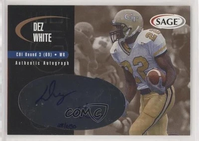 2000 SAGE Auto Gold /200 Dez White #A49 Rookie Auto RC - Image 1 of 2