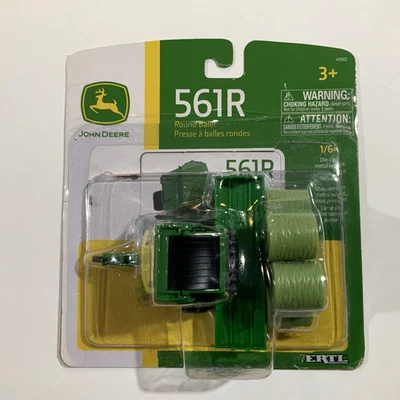 Vintage Die-Cast John Deere 561R Round Baler Replica (1/64 Scale) Ertl - Image 1 of 4