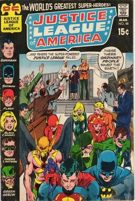 JUSTICE LEAGUE OF AMERICA #88, Neal Adams cover, Dick Dillin art, DC 1971 - Image 1 of 2