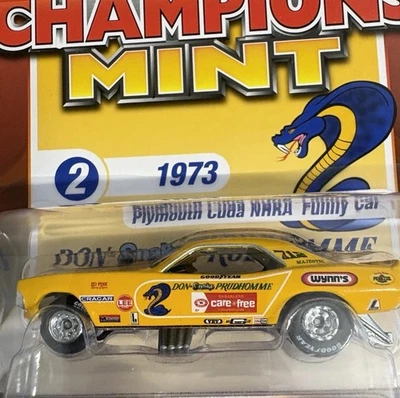 1/64 Racing Champions COMO NUEVO Don SNAKE Prudhomme Plymouth Cuda NHRA Funny Car grito  Foto 1 de 4