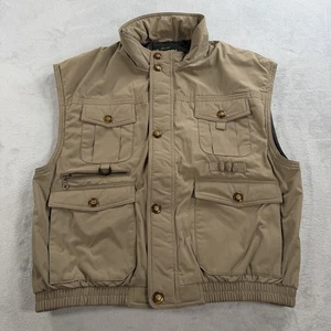 VTG Gerry Hunting Photography Walker Vest Mens L Large Cargo Utility Pockets - Picture 1 of 7