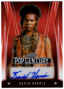 Autógrafos Pop Century 2025 de metal con guión diagonal rojo brillante David Harris/2 - Imagen 1 de 2