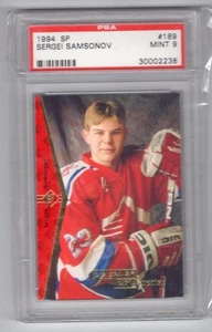 Sergei Samsonov 1994-95 SP Premier Prospects #9 PSA 9 - Picture 1 of 2
