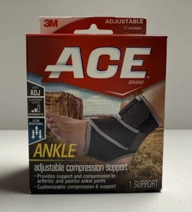 3M ACE Neoprene Adjustable Ankle Compression Support (207248) - Picture 1 of 3