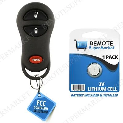 Replacement for 1999 2000 2001 2002 2003 2004 Jeep Cherokee Remote Car Key Fob - Image 1 of 4