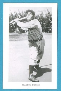 Charlie Keller (Yankees) Vintage Baseball Postkarte mit Namen auf Vorderseite GRN  - Bild 1 von 2