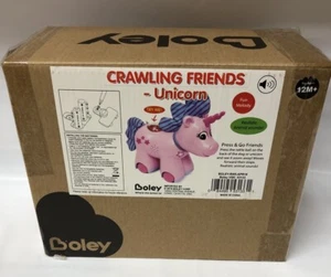Boley 2018 Crawling Friends Unicorn Toy Animal Sounds Ages 12 up - Picture 1 of 2