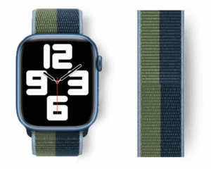 For Apple Watch Series SE/7/6/5/4/3/2 Nylon Sport Loop iWatch Band Strap 38-45MM - Picture 1 of 1