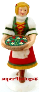Dept. 56 Alpine Villager Figure Edelweiss Girl with Flowers Retired 2005 #56215 - Picture 1 of 7