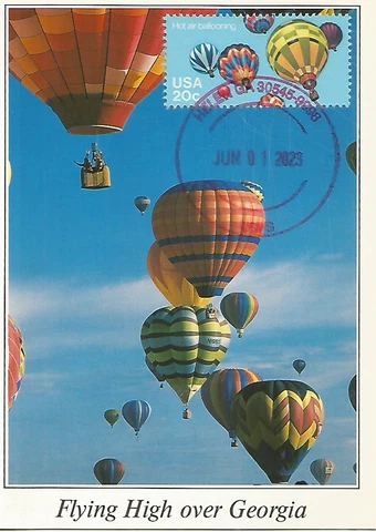 Hot Air Balloon Maximum Card USA Scott #20234 Cover