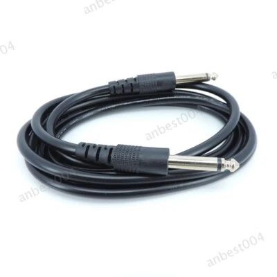 6.5 6.35mm jack male to 6.35 speaker Audio Cable Electric Guitar Amplifier 1/4" - Image 1 of 4
