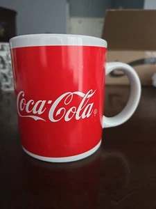 Classic Script White Coca~Cola Coffee Mug - Picture 1 of 4