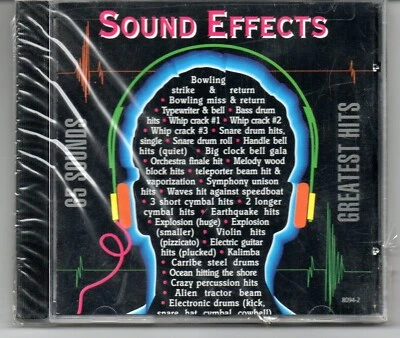 SOUND EFFECTS: GREATEST HITS CD BRAND NEW 65 SOUNDS OUT OF PRINT - Image 1 of 3