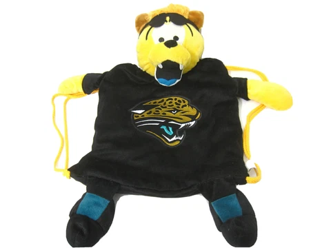 JACKSONVILLE JAGUARS Plush Drawstring BACKPACK NEW Forever Collectibles Youth Cover