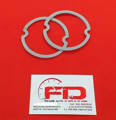 COPPIA GUARNIZIONI INTERMEDIE FANALINO/FARO ANTERIORE FIAT 500 - Immagine 1 di 4