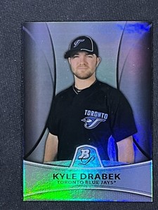 2010 Bowman Platinum Prospects Refractors #PP14 Kyle Drabek /999  Blue Jays