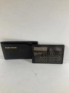 Bin Calculatrice radio shack Ec- 413 Solaire Alimenté Micro Mince Étui - Photo 1/5