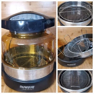 NuWave Pro Plus Infrarot Backofen mit Edelstahl Verlängerungsring. Funktioniert. 20602 - Bild 1 von 8