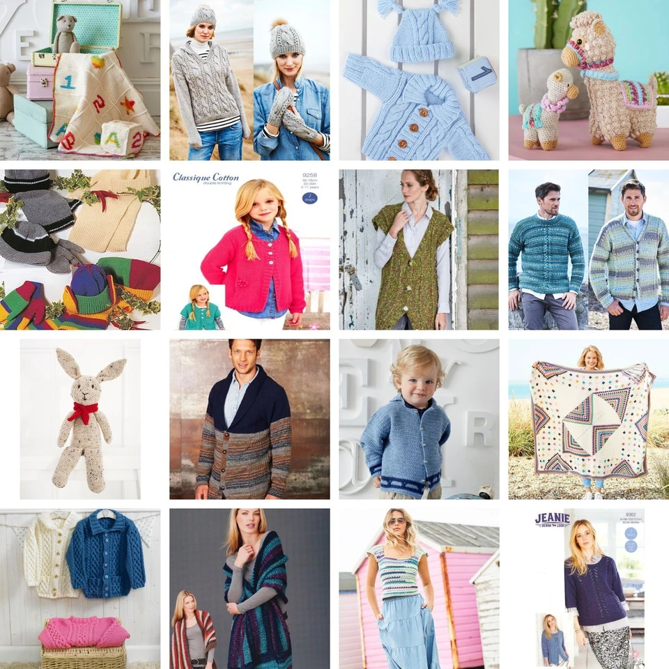 Knitting Crochet Pattern Stylecraft 4 ply DK Children Mens Ladies Home Christmas - Image 1 of 1