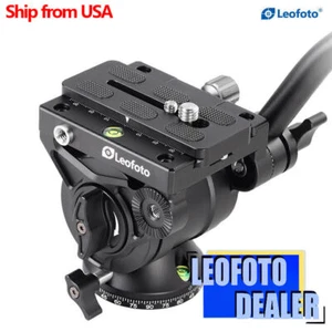 NO BOX, Leofoto BV-10 60mm Video head with Quick Release Plate - Picture 1 of 6